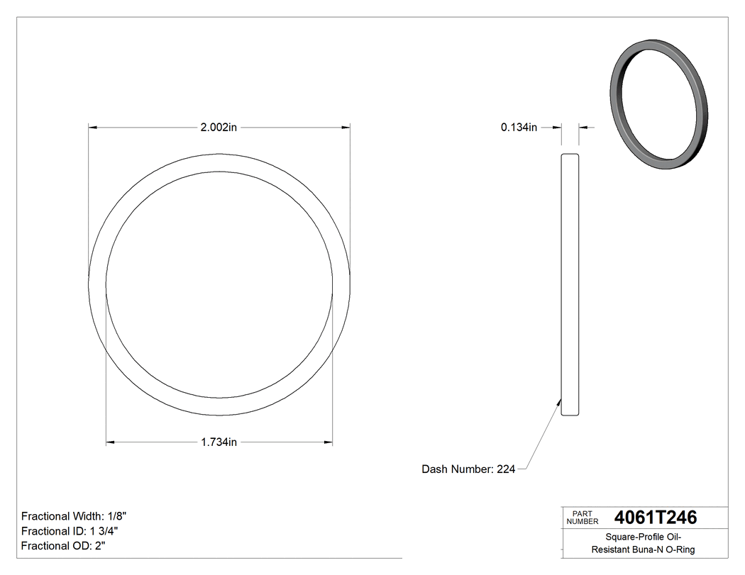 Technical drawing - 4061T246